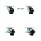 Service Caster 3.25 Inch Phenolic Caster Set with Ball Bearings 2 Swivel Lock 2 Brake SCC SCC-30CS3420-PHB-BSL-2-SLB-2 - alternate 1